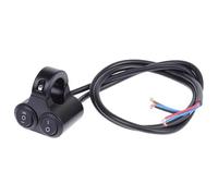 22 Mm 7/8" Interrupteur De Commande De Guidon De Moto Double Bouton En 12V CPhares Clignotants Haut-parleurs 2 Choix De Pièces De Moto D'allumage de Guidon