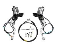 22 mm 7/8 Pouces Universal Motorcycle Brake Lever Hydraulic Cuthy Master Cylinder Pompe Course Compatible avec la Plupart des vélos(Silver)