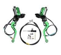 22 mm 7/8 Pouces Universal Motorcycle Brake Lever Hydraulic Cuthy Master Cylinder Pompe Course Compatible avec la Plupart des vélos(Green)
