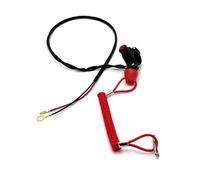 22 Mm Interrupteur D'arrêt D'urgence Pour Moto Pour VTT 49 Cm³ Pour Mini-moto Tout-terrain Liya Apollo Quad Avec Cordon D'attache Pièces Détachées Bouton d'allumage de la moto