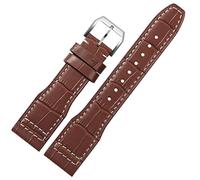 22 mm le haut groupe de montre en cuir pour IWC IW326201 / IW377701 Big Pilot Series Geothe Super Watch Strap Watch