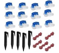 22 pièces connecteur de câble crochet de terre ant clip de câblage, connecteur de câble, accessoires de connecteur de câble de tondeuse à gazon robot, connecteur étanche 314