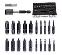 22 Pièces/ensemble Extracteur De Vis Endommagé Forets Outils À Usage Cassé Vitesse De Sortie Facile Goujon Dénudé Outil Décapant Dénudé Pour L'électronique