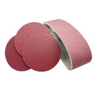 22 pièces Kit de Ponceuses à Bande.100 x 915 mm Bande Abrasive Chaque 2X80/120/150/240/400.Lot de 12 disques abrasifs Autocollants 150 mm Chaque 2X60/80/120/180/240/320 Bandes Abrasives Mixte -FEIHU