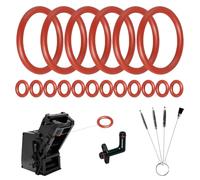 22 PièCes Kit d'Entretien de Joints D'éTanchéIté Pour Siemens EQ5/6/7/8, Kit de Joints Pour Unité D'Infusion de Machine à Café, Kit D'entretien pour Machine à Café Un Brosses de Nettoyage
