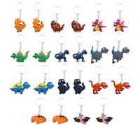 22 Porte-Clés De Dinosaures, Pendentifs pour Enfants De Dessins Animés, Pendentifs Mignons De Dinosaures, Accessoires De Décoration De Sacs, Cadeaux pour Enfants.