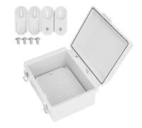 220*170*110mm Étanche Jonction Boîte, Boîtier de Raccordement Électrique en Abs Résistant À La Poussière Et À La Chaleur Boîtier Verrouillable, pour Protection Du Câblage Des Instruments D'Extérieur