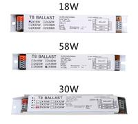 220-240V AC 2x1 8W/2x30W/2x58W/2x36W/1x36W large tension T8 Ballast électronique lampe fluorescente Ballasts livraison directe 2x36W