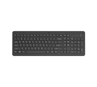 220 - Clavier - sans fil - 2.4 GHz - AZERTY - Belge - noir - emballage recyclable