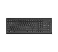 220 - Clavier - sans fil - 2.4 GHz - noir - emballage recyclable