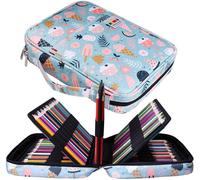 220 Colour Pencil Case Large Pencil Case With Strong Handle, Portable Waterproof Pencil Bag Ideal For A Great Gift For Women/Men/Students/Artists