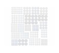 AGT : 220 patins autocollants pour meubles - Blanc G