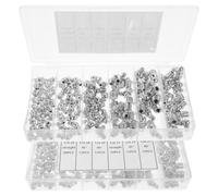 220 Pièces Kit de Graisseurs Hydrauliques M6 M8 M10 | Raccords Droits et Coudés à 45 ou 90 Degrés, Rangement Organisé, Alimentation des Paliers sans Démontage
