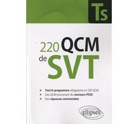 220 QCM de SVT Terminale S et concours Fesic - Enseignement obligatoire