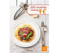 220 recettes à moins de 4 € - Collectif - Artemis Eds - relié - Guide