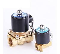 220 V 110 V 24 V 12 V 2 W Vanne électromagnétique électrique en laiton normalement fermée pour eau d'air d'huile 1/10,2 cm 3/20,3 cm 1/5,1 cm 3/10,2 cm 2,5 cm DN8/10/15/20/25/50 couleur : DC244 V