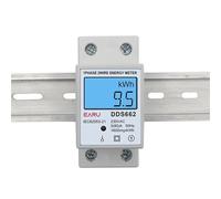220 v/110 v 80A Din Rail rétro-éclairage Lcd affichage numérique tension courant puissance compteur d'énergie testeur d'électricité voltmètre ampèremètre(With Backlight,110V)