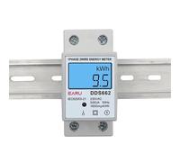 220 v/110 v 80A Din Rail rétro-éclairage Lcd affichage numérique tension courant puissance compteur d'énergie testeur d'électricité voltmètre ampèremètre(With Backlight,110V)