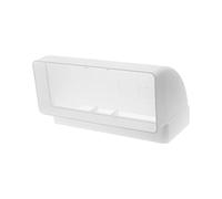 220 x 90 mm / 22 x 9 cm - Coude de conduit rectangulaire pour raccord de tuyau - Angle : 90° - Système de ventilation, chauffage, refroidissement - Élément de ventilation pour un espace limité.