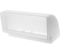 220 x 90 mm / 22 x 9 cm - Coude de conduit rectangulaire pour raccord de tuyau - Angle : 90° - Système de ventilation, chauffage, refroidissement - Élément de ventilation pour un espace limité