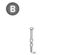 2200 POINTES 20° 29 X 50 ANNELÉES - ALSAFIX - 20290502