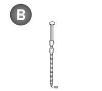 2200 POINTES 20° 31 X 80 ANNELÉES - ALSAFIX - 20310802