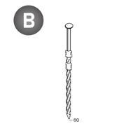 2200 POINTES 20° 31 X 80 TORSADÉES - ALSAFIX - 20310803