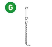 2200 POINTES 20° 31 X 90 ANNELÉES GALVA - ALSAFIX - 20310906