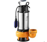 2200 W 1000 L/min pompe de relevage eaux chargées pour évacuation piscine cave fosse septique