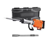 VEVOR Hochleistungs-Betonbrecher Abbruchhammer 2200 W, 1-1/8 Zoll / 28,6 mm Elektroabbruchhammer, Bohrhammer Betonhammer Stemmhammer 1400 BPM, inkl. Spitzmeißel, Flachmeißel, für Schiefer, Beton usw.…