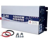 2200W 3000W 4000W 5000W 6000W 8000W 10000W 12000W 16000W Convertisseur Pur Sinus DC 12V/24V/48V/60V/72V à AC 220V/230V Power Inverter Transformateur Onduleur pour RV Voiture Camion(10000W,72Vto220V)