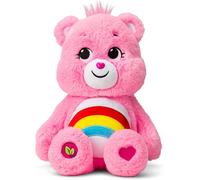 22061 14 Inch Medium Plush Cheer Bear,Collectable Cute Plush Toy,Cuddly Toys For Children,Soft Toys For Girls And Boys,Cute Teddies Suitable For Girls And Boys Aged 4 Years +,Pink