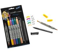 COPIC Ensemble Ciao - Marqueur Manga et Stylo Multiliner - Lot de 5