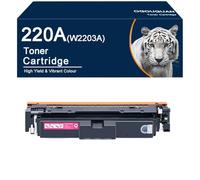 220A 220X Toner Compatible pour HP 220A W2200A W2201A W2202A W2203A Cartouche de Toner Compatible pour Color Laserjet Pro MFP 4302dw 4302fdw 4202dw 4202dn 4302fdn (Magenta)