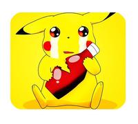 220mm*180mm*3mm Pokemon Mouse Pad With Pikachu Deisgn