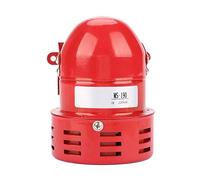 220v 120dB MS-190 Mini Sirène D'Alarme en Métal, Sirène D'Alarme 220v Sirène D'Alarme Alarme de Moteur Alarme Sonore Industrielle Buzzer Garde électrique Contre Le Vol Rouge