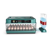 220V 12V Couveuse Oeuf Automatique, 10/15 Oeufs Couveuses pour œUfs De Volailles, Incubateur Oeuf Automatique, RéApprovisionnement Automatique Du Lit D’Eau Et ContrôLe De La TempéRature (15 pièces)