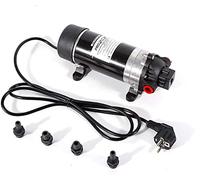 220V 160PSI Pompe à eau à Membrane Mini Auto Amorçage Automatique Pression d'eau Diaphragm Pump pour Caravan/Camper/Bateaux 5.1-5.5L / min 0.55A