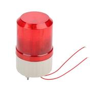 220V 2A Voyants d'alarme d'urgence LED Rouges Stroboscope de Secours Alarme Rotative Système d'Alarme Acousto-optique Stroboscopique LED (8 * 8 * 15cm)