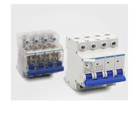 220V/400V 4P 6A/10A/16A/20A/25A/32A/40A/50A/63A Air Switch Household Miniature Circuit Breaker MCB AUOQKQUT(50A)
