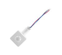 220V Capteur Infrarouge Du Corps Humain Capteur de Corps Infrarouge Interrupteur LED LumièRe D'Inondation PIR Capteur de Mouvement RéGlable Blanc