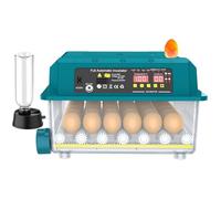 220V Couveuse Oeuf Automatique, 24/36 Oeufs Couveuses pour œUfs De Volailles, 2 éViers, Silencieux Incubateur Oeuf Automatique, Incubateur Avec Couverture Chaude (B-36 pièces)