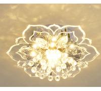 220V Crystal LED Plafonnier Fixation Pendentif Lampe moderne Accueil Eclairage de la pièce