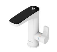 220V Electric Water Heater Tap With Digital Display, Instant Hot Water Tap, Instant Hot Electric Faucet, Fast Heating Water Sink Tap (White)