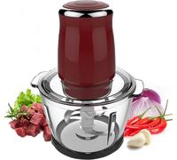 220V Hachoir électrique Hacheur alimentaire Cuisine Outil viande Légumes Fruits Moulins Multi-fonctions Cuisson Machin