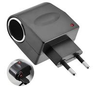 220V vers 12V 500 mA Adaptateur Allume Cigares Secteur pour Voiture, Convertisseur Prise Courant Murale Chargeur Allume Convertisseur de Tension d'alimentation CA à CC EU Plug