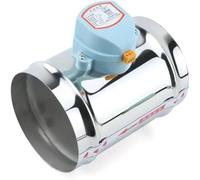220vac 4 » 5 » 6 » Clapet Anti-Retour électrique en Acier Inoxydable Registre Motorisé De Conduit D’air avec Actionneur 1nm pour La Ventilation, Only a Valve, 100mm