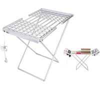 220W Electric Heated Clothes Airer Dryer, Foldable 18 Bars Clothes Horse Rack Large Metal Garment Laundry Racks for Indoor Outdoor,Passion33