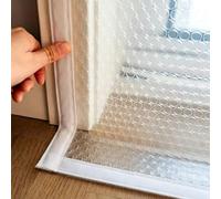 220X160cm Film Fenetre IsolantKit D'isolation de Fenêtre pour l'hiver | Rideaux Isolant,Couverture de Fenêtre en Plastique,Protection Contre le Froid,Isolation Thermique,Coupe-vent,pour Salon