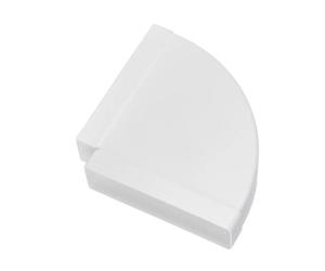 220x55mm Coude 90° Horizontal - Raccord/Connecteur pour Tuyau Rectangulaire - PVC